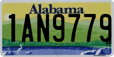 AL license plate 1AN9779