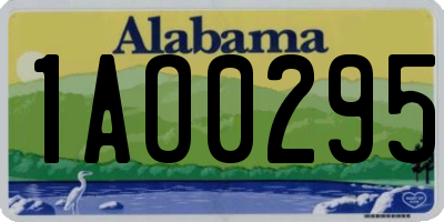 AL license plate 1AO0295