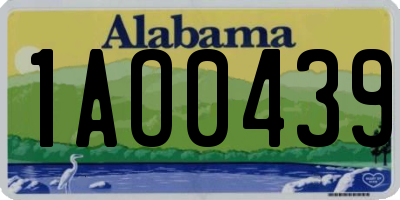 AL license plate 1AO0439