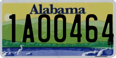 AL license plate 1AO0464