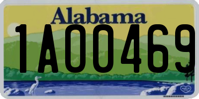AL license plate 1AO0469