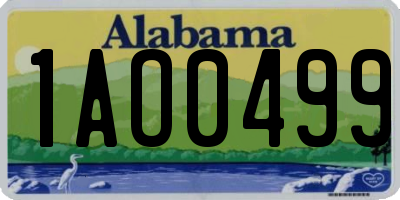 AL license plate 1AO0499