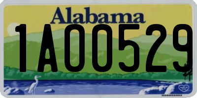 AL license plate 1AO0529