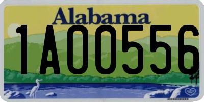AL license plate 1AO0556