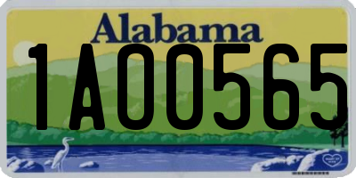 AL license plate 1AO0565