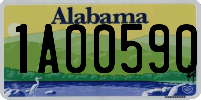 AL license plate 1AO0590