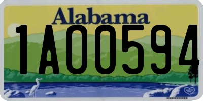 AL license plate 1AO0594