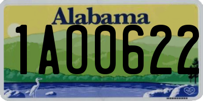 AL license plate 1AO0622