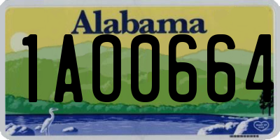 AL license plate 1AO0664