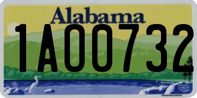 AL license plate 1AO0732