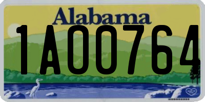 AL license plate 1AO0764