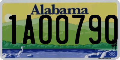 AL license plate 1AO0790