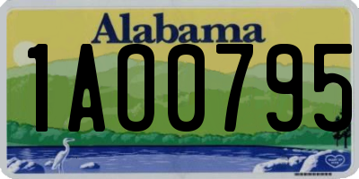 AL license plate 1AO0795