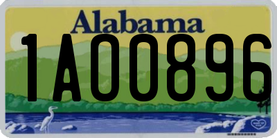 AL license plate 1AO0896