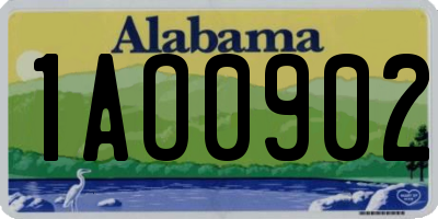 AL license plate 1AO0902