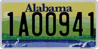 AL license plate 1AO0941