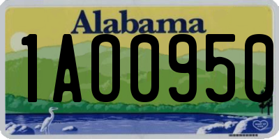 AL license plate 1AO0950