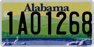 AL license plate 1AO1268