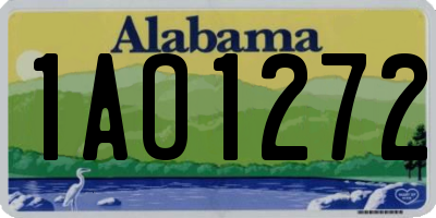 AL license plate 1AO1272