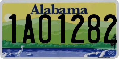 AL license plate 1AO1282
