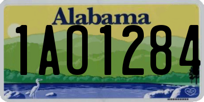 AL license plate 1AO1284