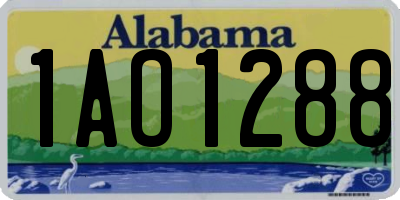 AL license plate 1AO1288