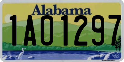 AL license plate 1AO1297