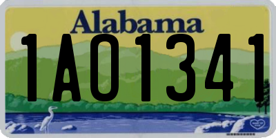 AL license plate 1AO1341