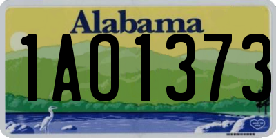 AL license plate 1AO1373