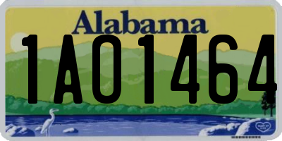 AL license plate 1AO1464