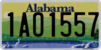 AL license plate 1AO1557