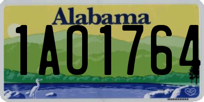AL license plate 1AO1764