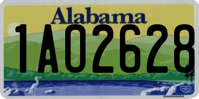 AL license plate 1AO2628