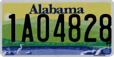 AL license plate 1AO4828