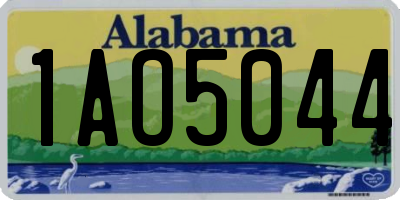 AL license plate 1AO5044