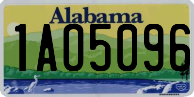 AL license plate 1AO5096