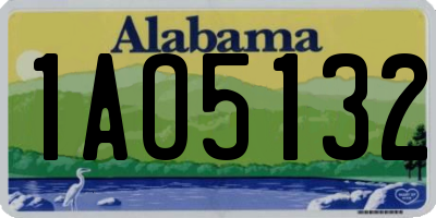 AL license plate 1AO5132