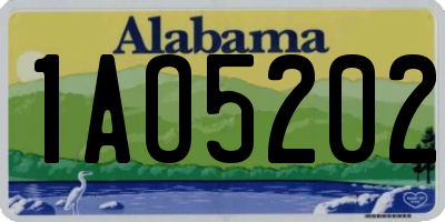 AL license plate 1AO5202