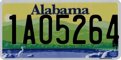 AL license plate 1AO5264