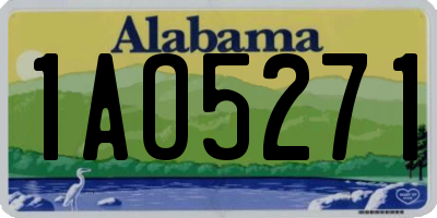 AL license plate 1AO5271