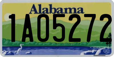 AL license plate 1AO5272