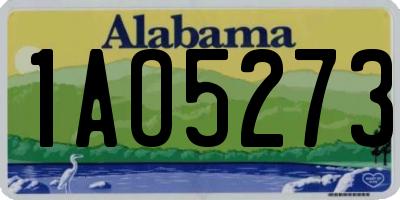 AL license plate 1AO5273