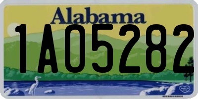 AL license plate 1AO5282