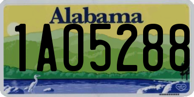AL license plate 1AO5288