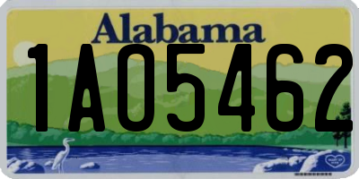 AL license plate 1AO5462