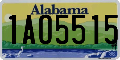 AL license plate 1AO5515