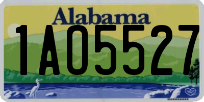 AL license plate 1AO5527