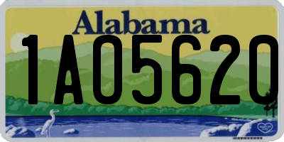 AL license plate 1AO5620