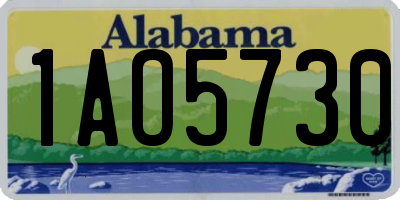 AL license plate 1AO5730
