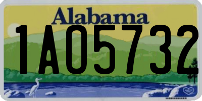 AL license plate 1AO5732